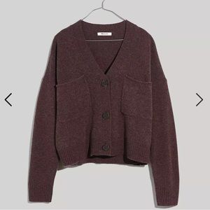 Madewell Upton Cardigan Sweater - Brown